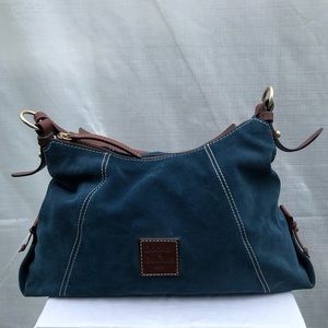 Dooney & Bourke Marine (blue) Suede Shoulder Bag